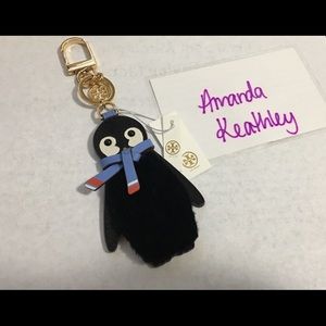 Tory Burch Pete the Penguin Keychain